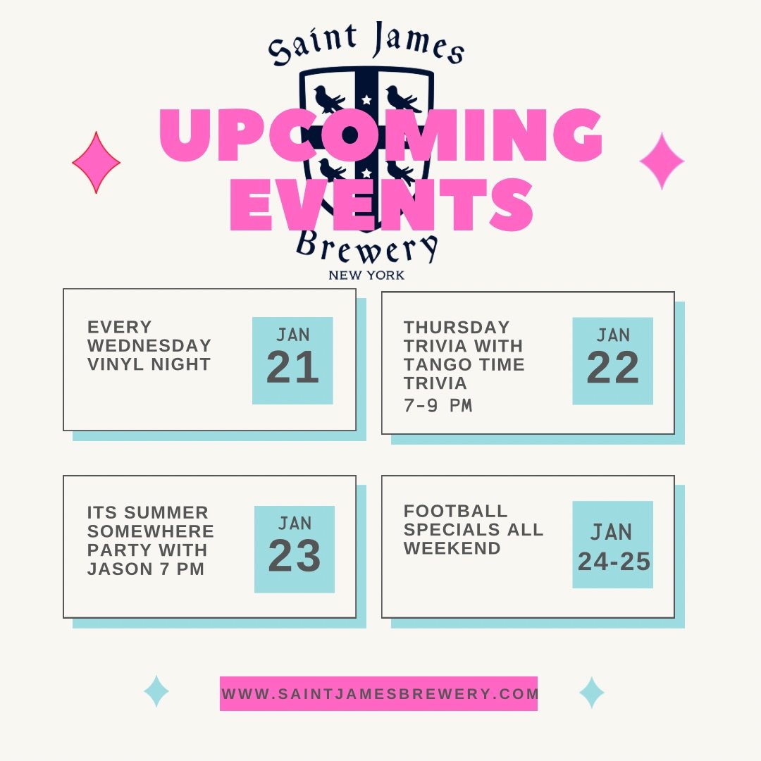 Here&rsquo;s what&rsquo;s happening this week at the brewery.

Plenty of chances to stop in, have a beer, and hang out &mdash; but don&rsquo;t miss Friday night.

Friday | It&rsquo;s Summer Somewhere Party | 7PM
Good beer, cocktails, beachy vibes, an