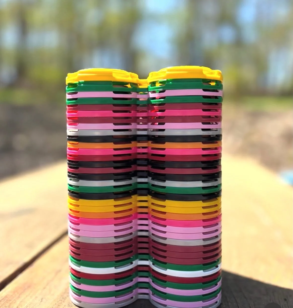 I&rsquo;ve been obsessed with PakTech colors lately&mdash;there&rsquo;s something about the randomness that turns a stack of cans into a spontaneous work of art. If you&rsquo;ve seen our beer can art, you know we&rsquo;re all about bold color and cre