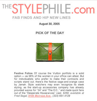 STYLEPHILE + JAMAH
