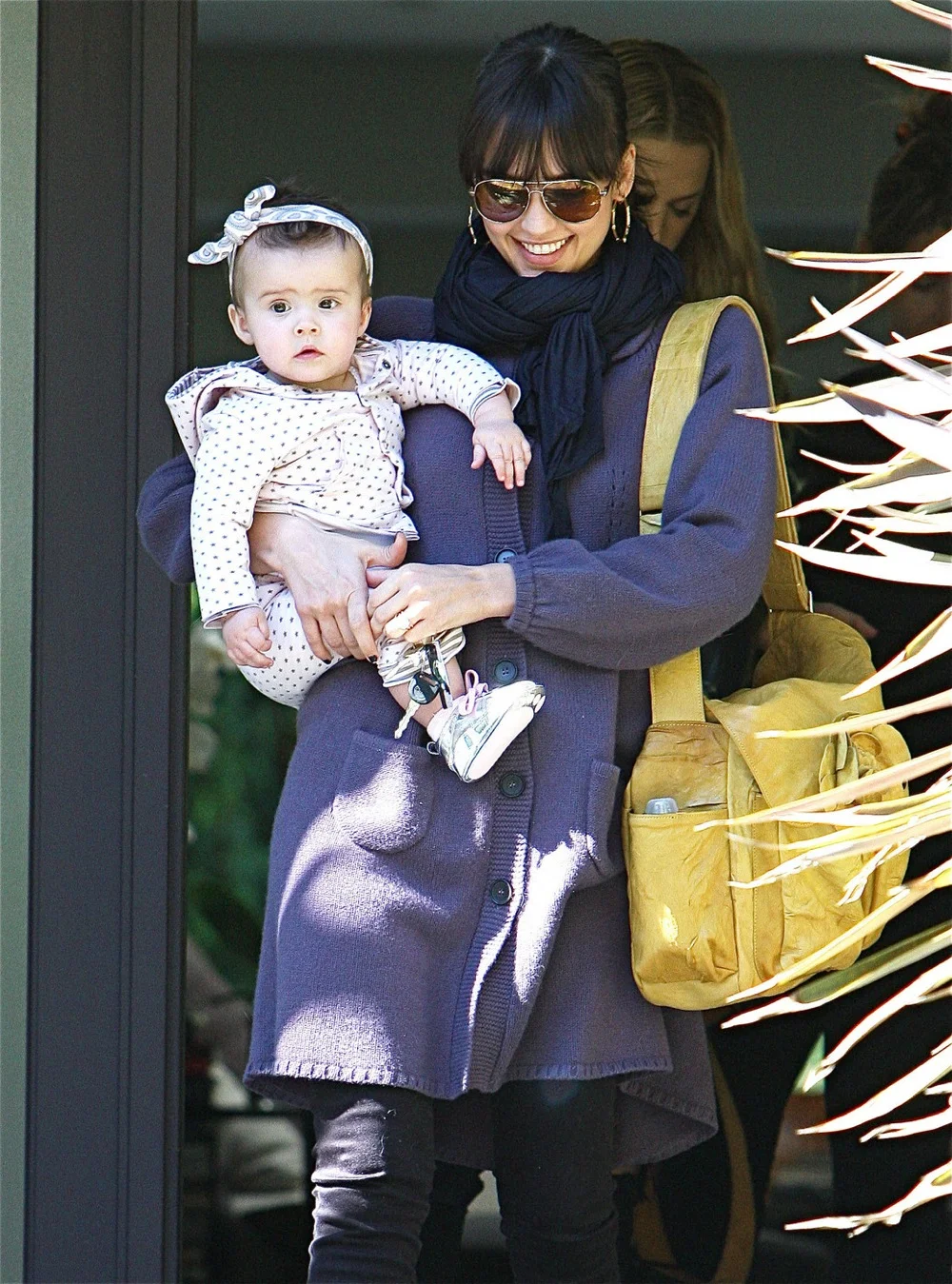 JESSICA ALBA + THE NANNY BAG + JAMAH