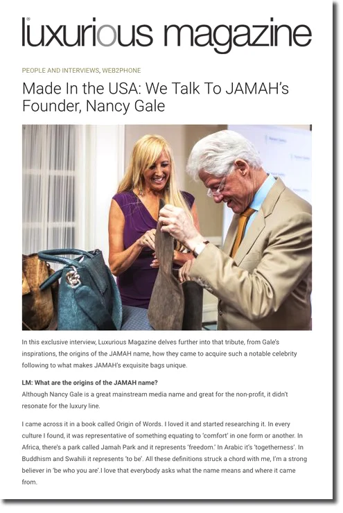 LUXURIOUS MAGAZINE + NANCY GALE