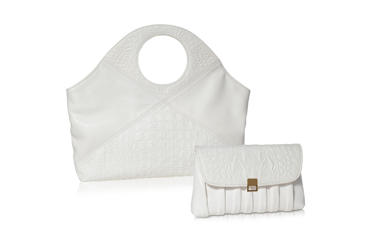 WHITE CROC + WHITE | Left - THE JESSICA | Right - THE MARIA