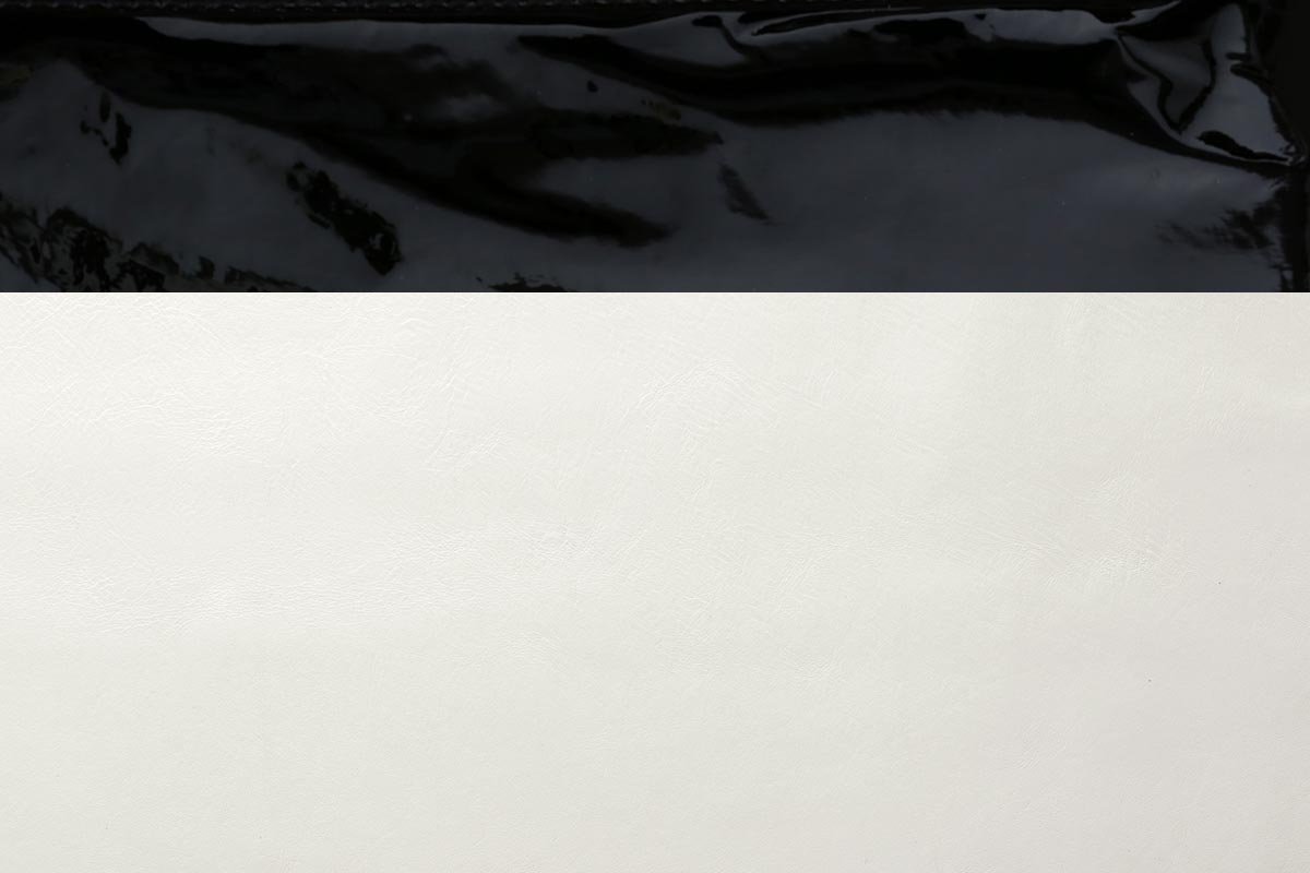 White With Black Gloss
