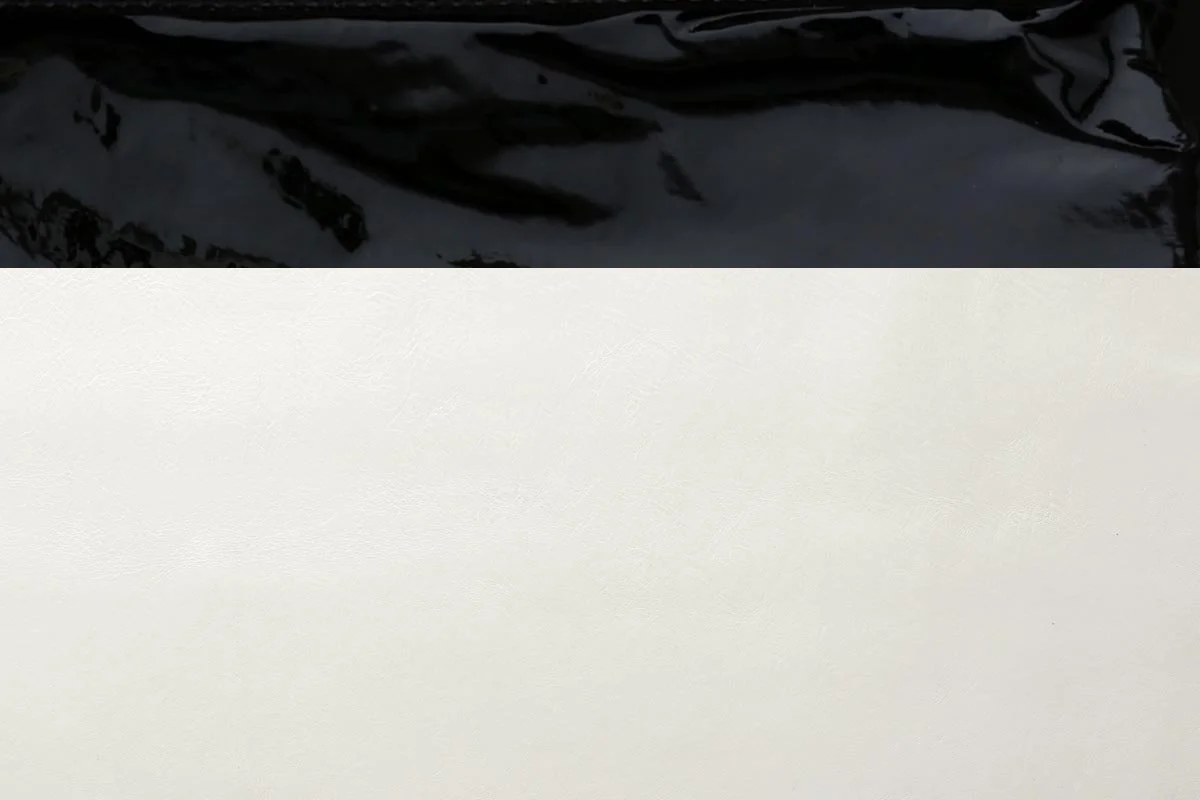 White With Black Gloss