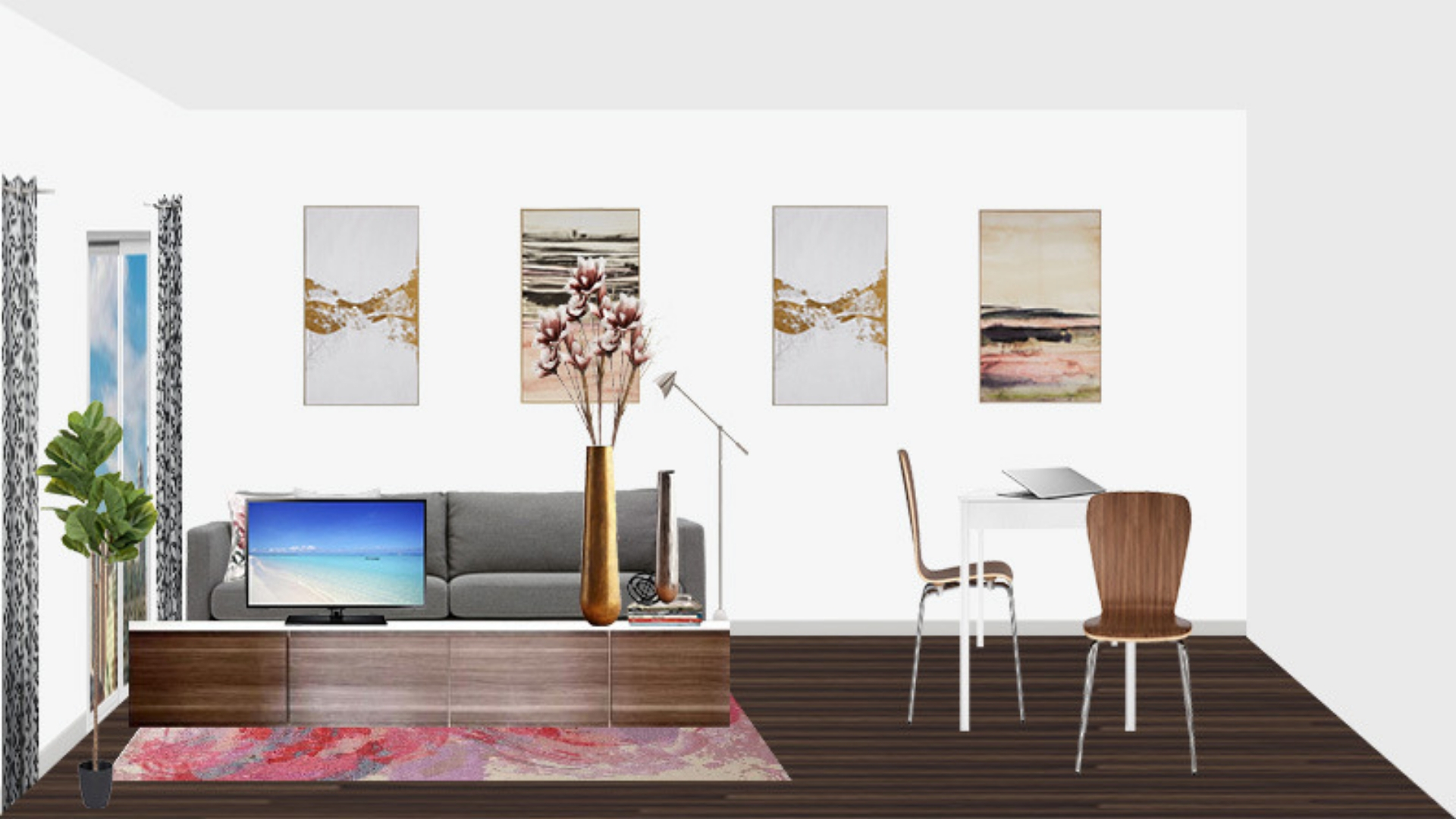 Living Room Media Wall