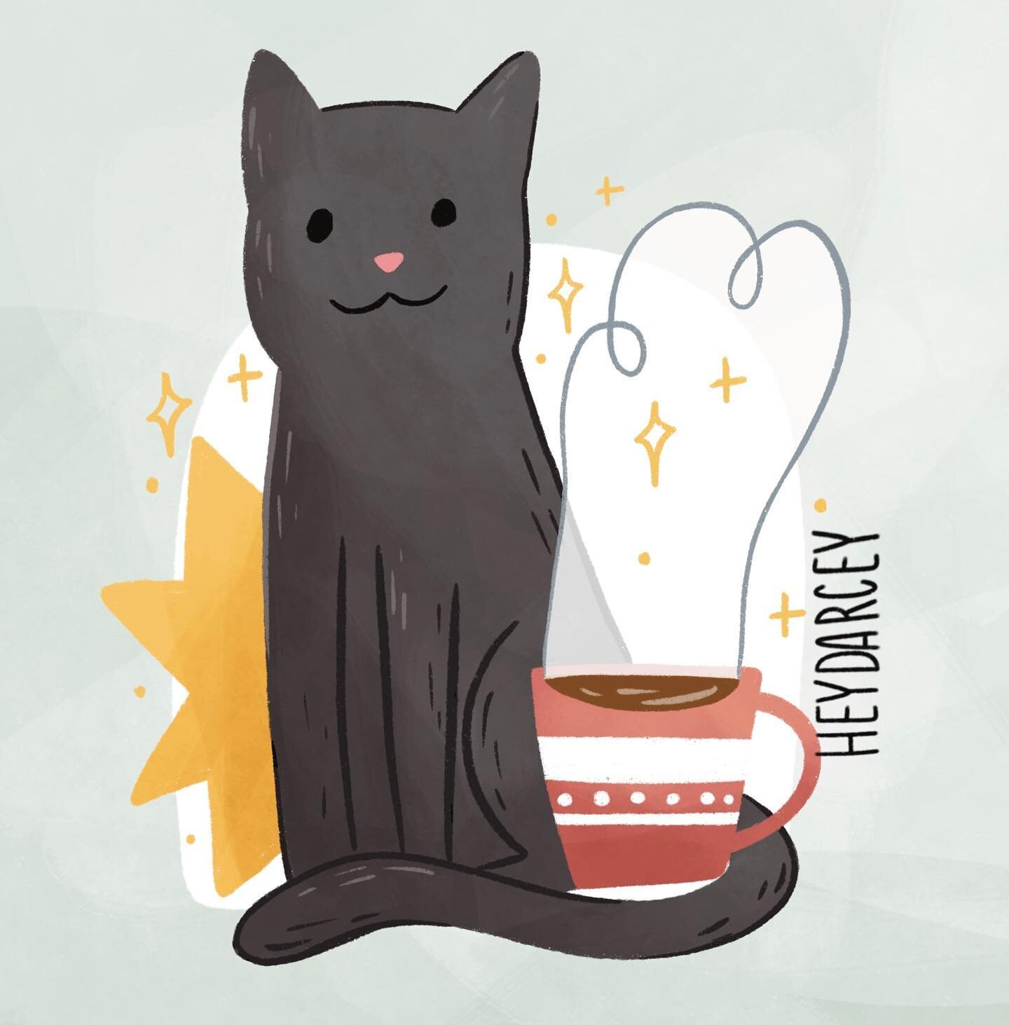 Quick little something I put together to practice animals some more ✨ are you a cat or a dog person? 
.
.
#drawing #drawthisinyourstyle #illustration #illustrationartists #stickers #art #digitalart #digitalillustration #procreate #cat #catsofinstagra