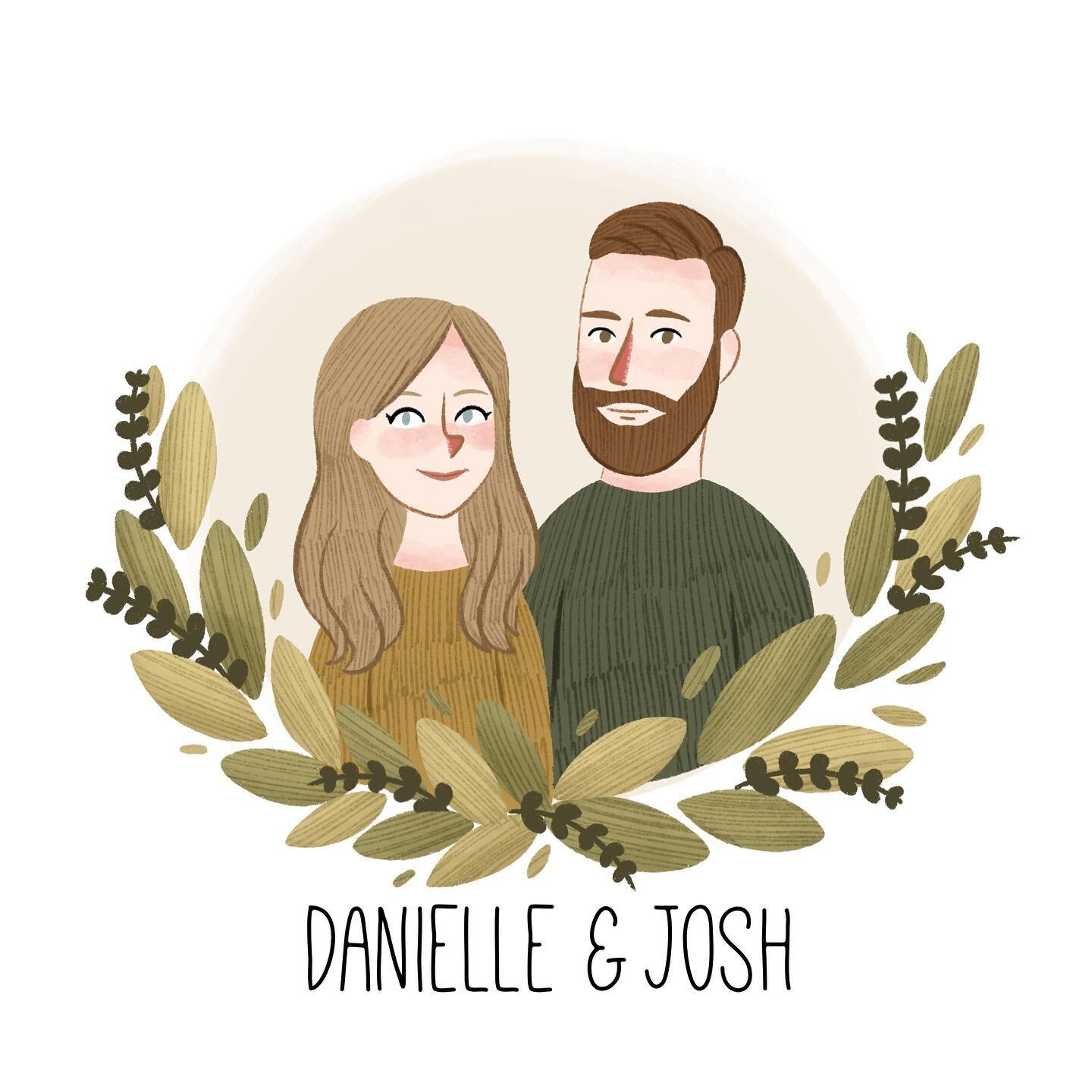 New portrait style available in my shop! ✨heydarcey.etsy.com✨As my style evolves into a more natural, cozy vibe, I wanted to update my shop a little so I have options to reflect that 🥰

#etsy #illustration #illustrator #cottagecore #cottagestyle #co