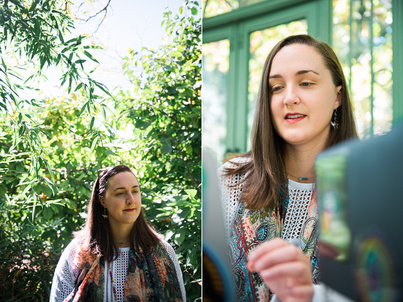 Candid style photos of a woman.