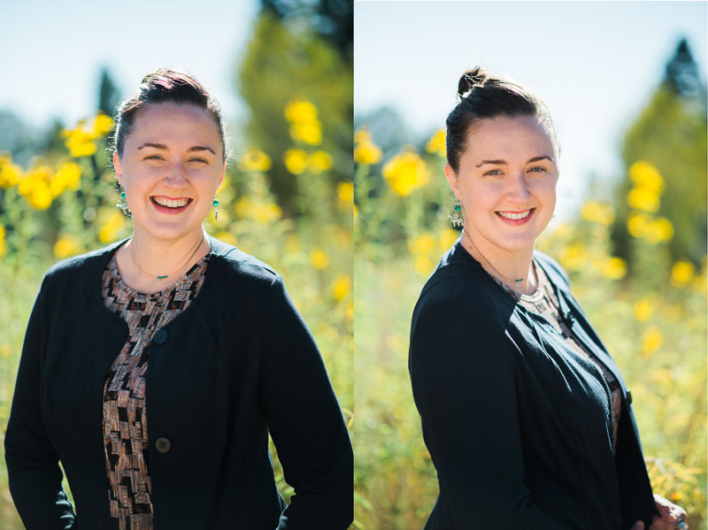 More typical outdoor branding headshots