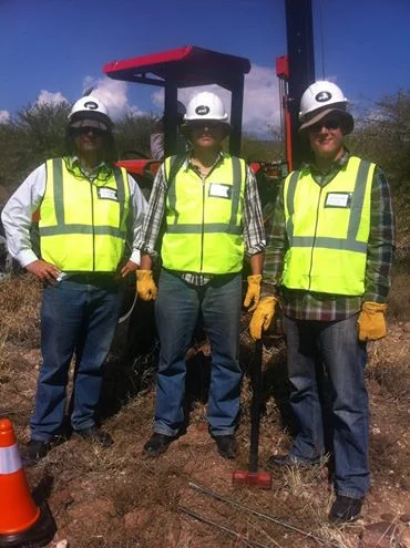 The ATS team on site in South Africa
