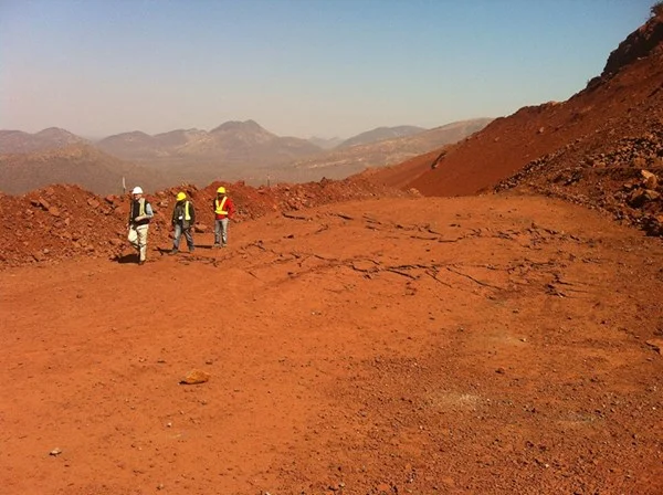 ATS conducting a slope stability study in South Africa