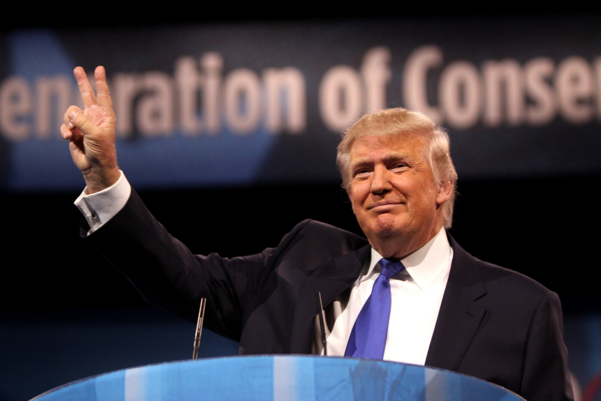 Controversial, outspoken, and unchained to anybody but himself, Donald Trump has emerged as the unexpected front-runner for the Republican Party's presidential nominating contest. Image Credit: Gage Skidmore via Flickr cc