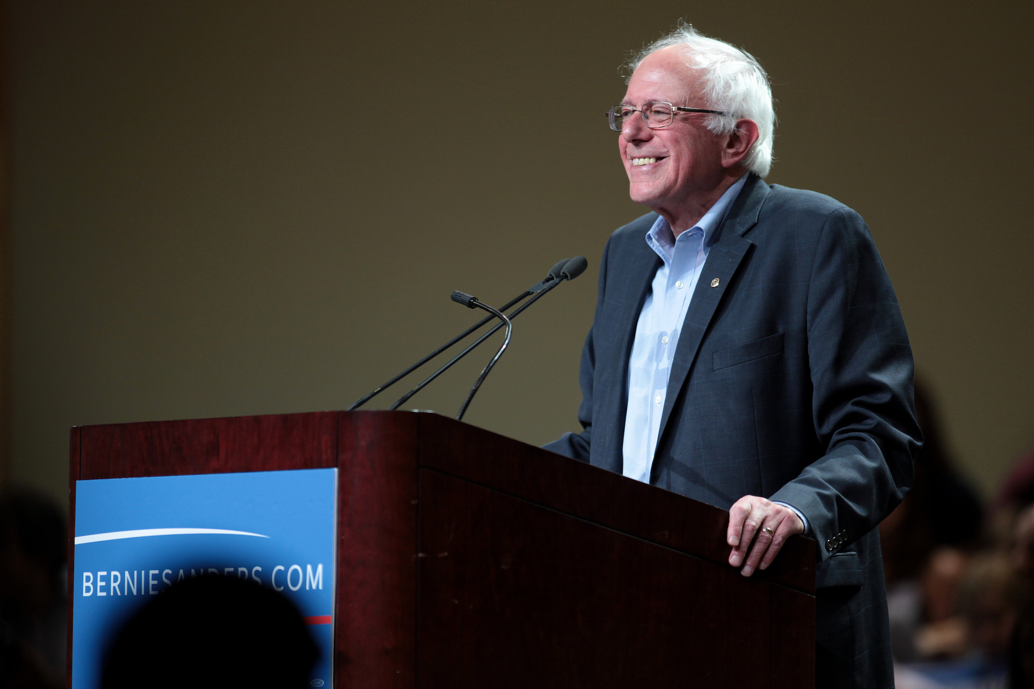 Hillary Clinton has been feeling the "bern" because independent Vermont Senator Bernie Sanders has electrified that left wing of the Democratic Party in his run for the presidential nomination. Image Credit: Gage Skidmore via Flickr cc