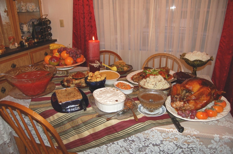 A Traditional Thanksgiving Dinner. Image Credit: Zeetz Jones via Flickr CC