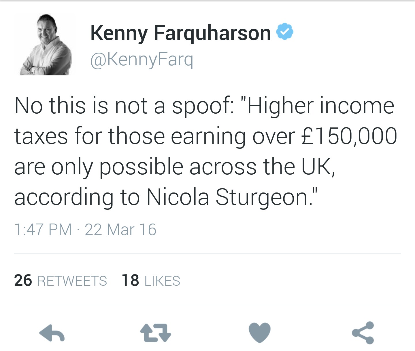 Pragmatism, Taxes, and the SNP