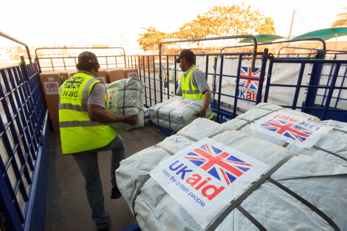 UK Aid being delivered in Dubai. Image Credit: UK Department for International Development via Flickr cc