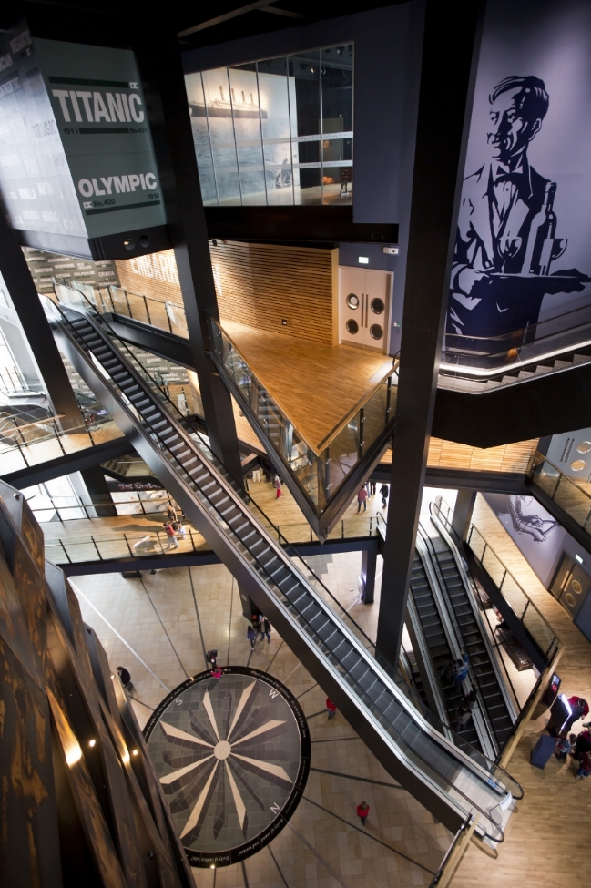 The expansive Main Atrium of Titanic Belfast. Image Credit: Titanic Belfast via Flickr CC