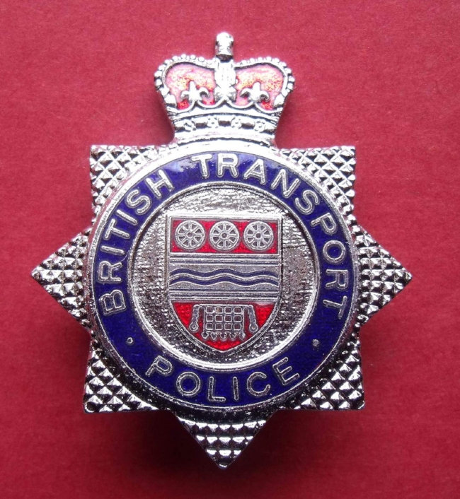 BTP badge from Dave Connor's Scottish Law Enforcement Insignia Collection. Image Credit: Dave Connor via Flickr CC