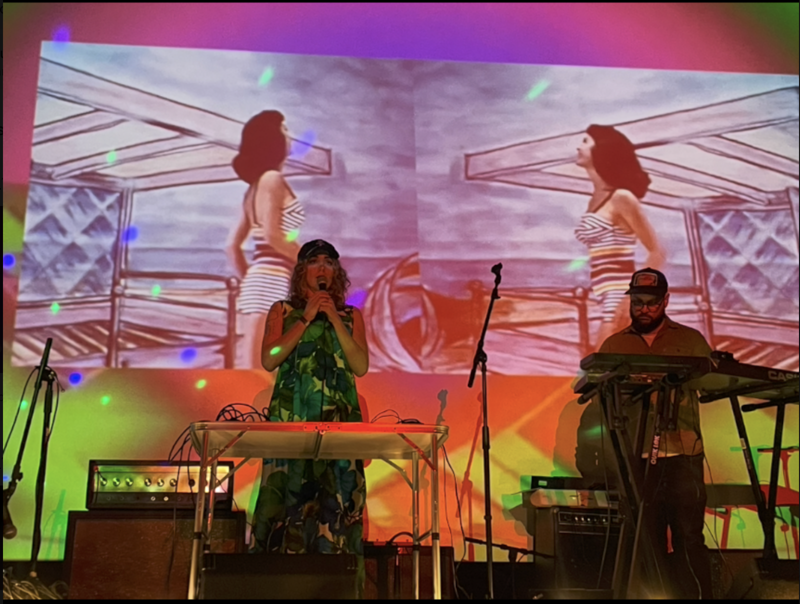  Cave Babe is a two person art band that performs at galleries and art spaces. Collaboration with Mason Weiss 