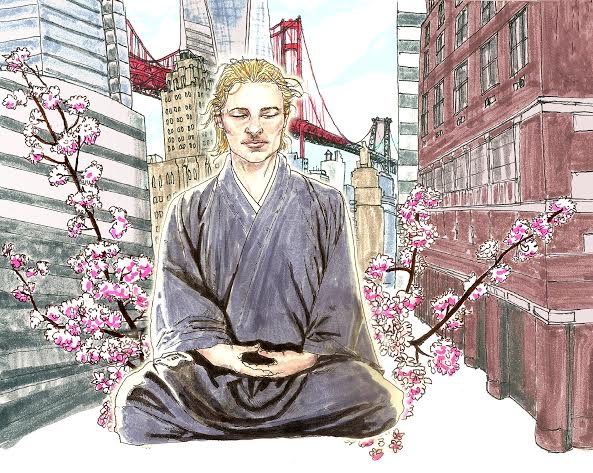 "The Dreaming Monk In Repose"