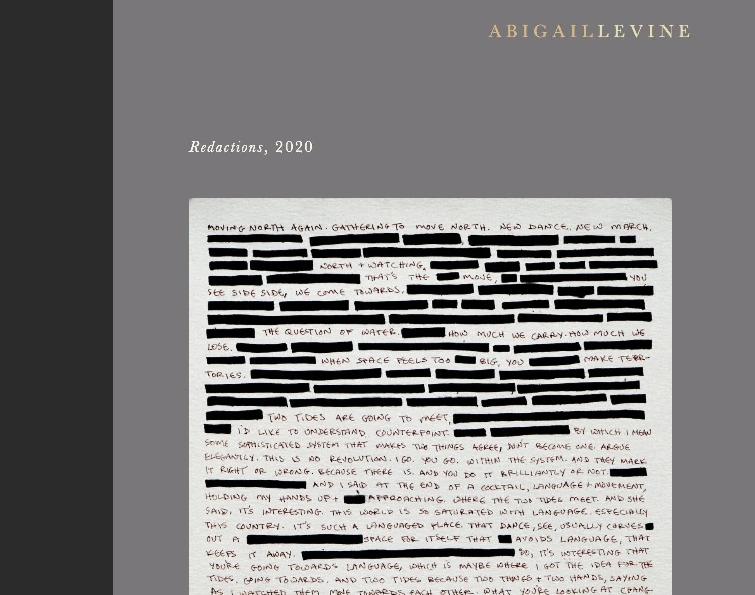 Redactions in La Vague Journal