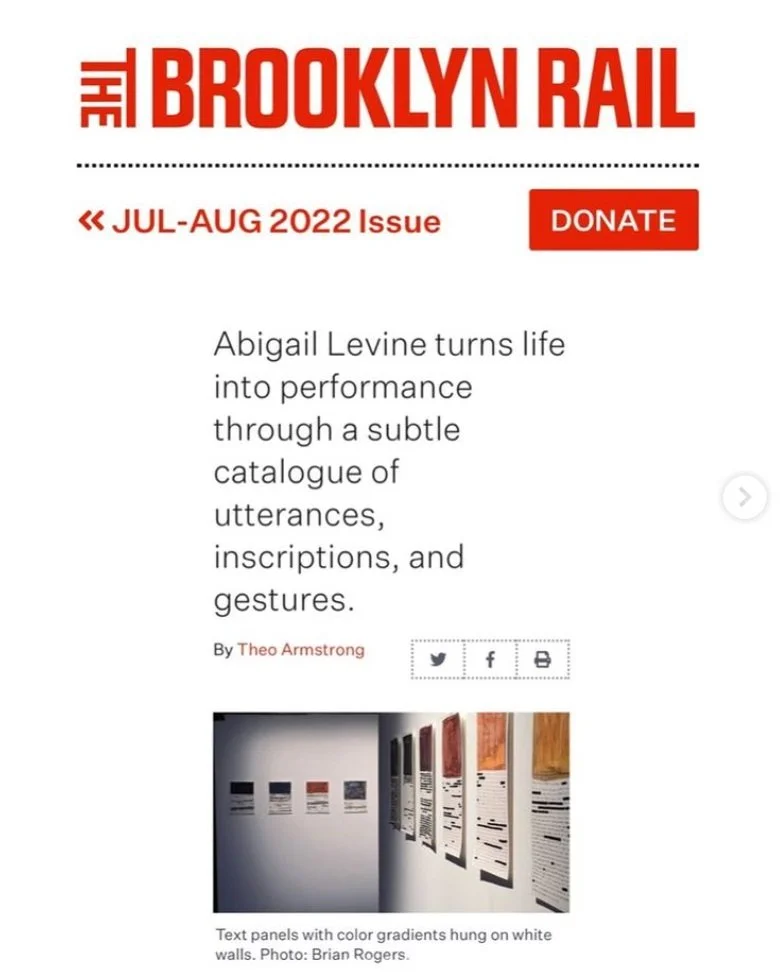 Redactions in The Brooklyn Rail