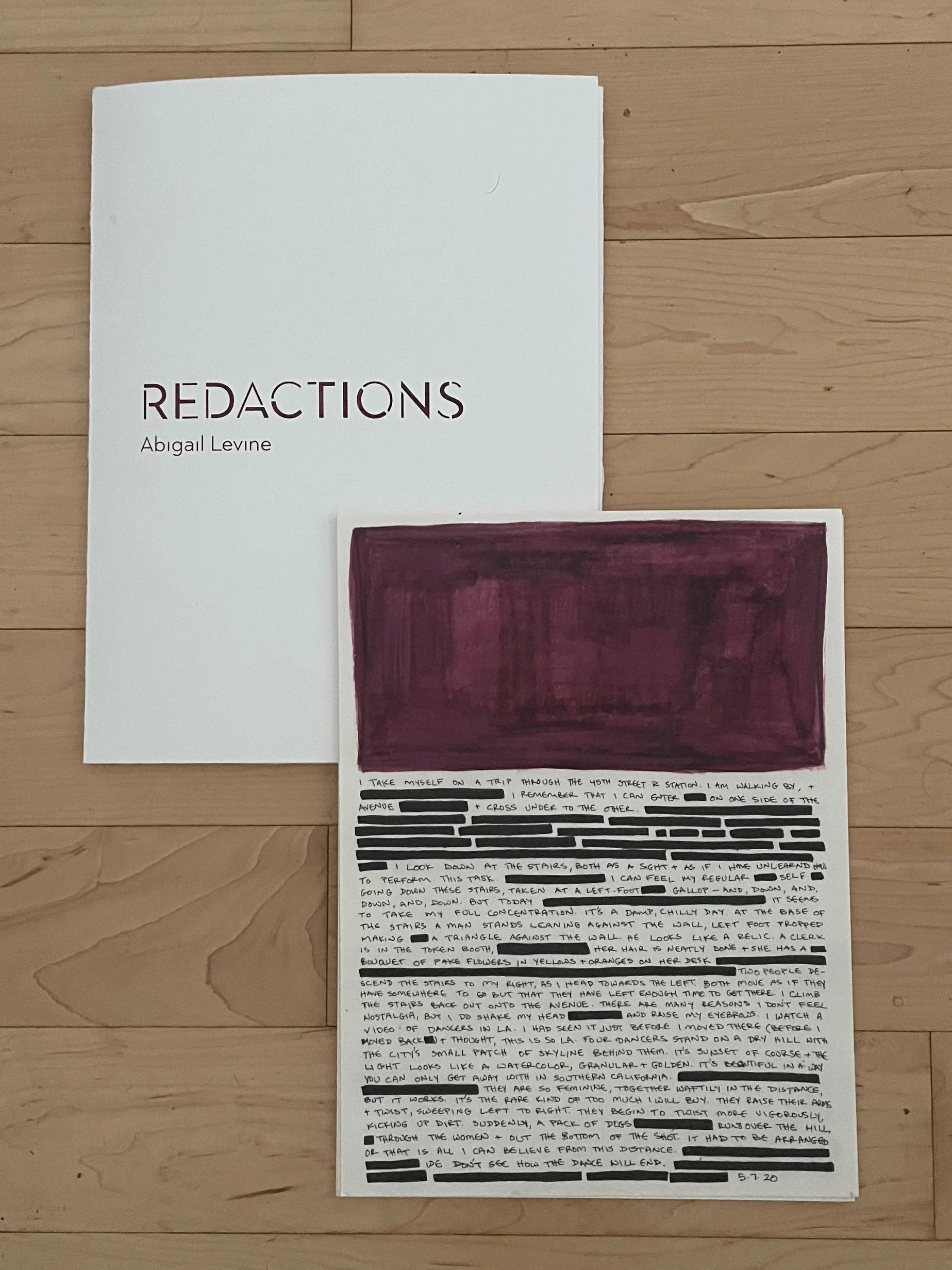 Redactions Portfolio