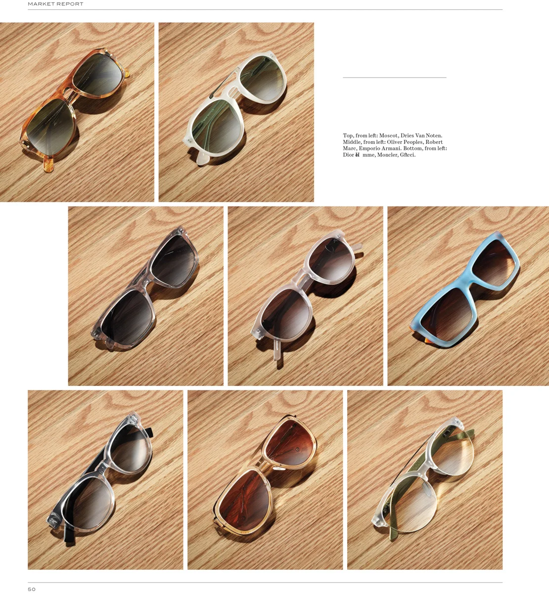 jarren vink wsj sunglasses tearsheet photographer still life art studio new york photo photography
