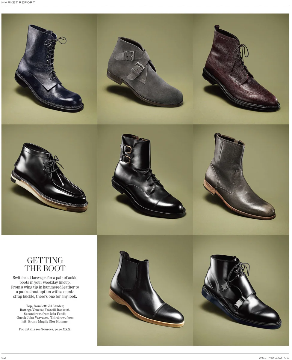 jarren vink wsj boot boots tearsheet photographer still life art studio new york photo photography