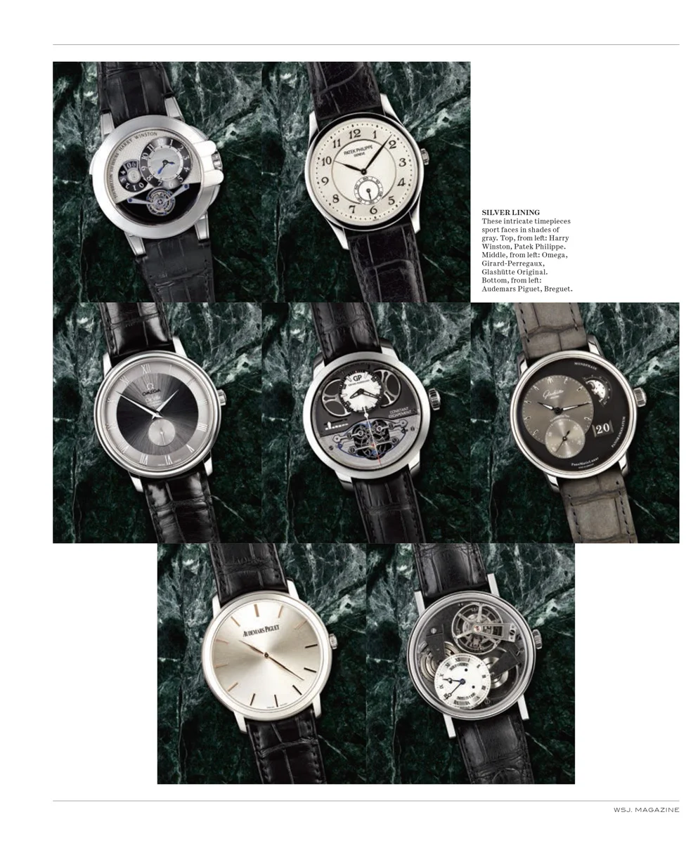 jarren vink wsj watch watches tearsheet photographer still life art studio new york photo photography