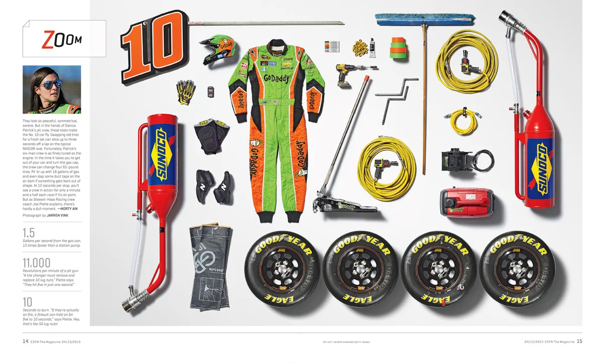 jarren vink espn danica patrick tearsheet photographer still life art studio new york photo photography