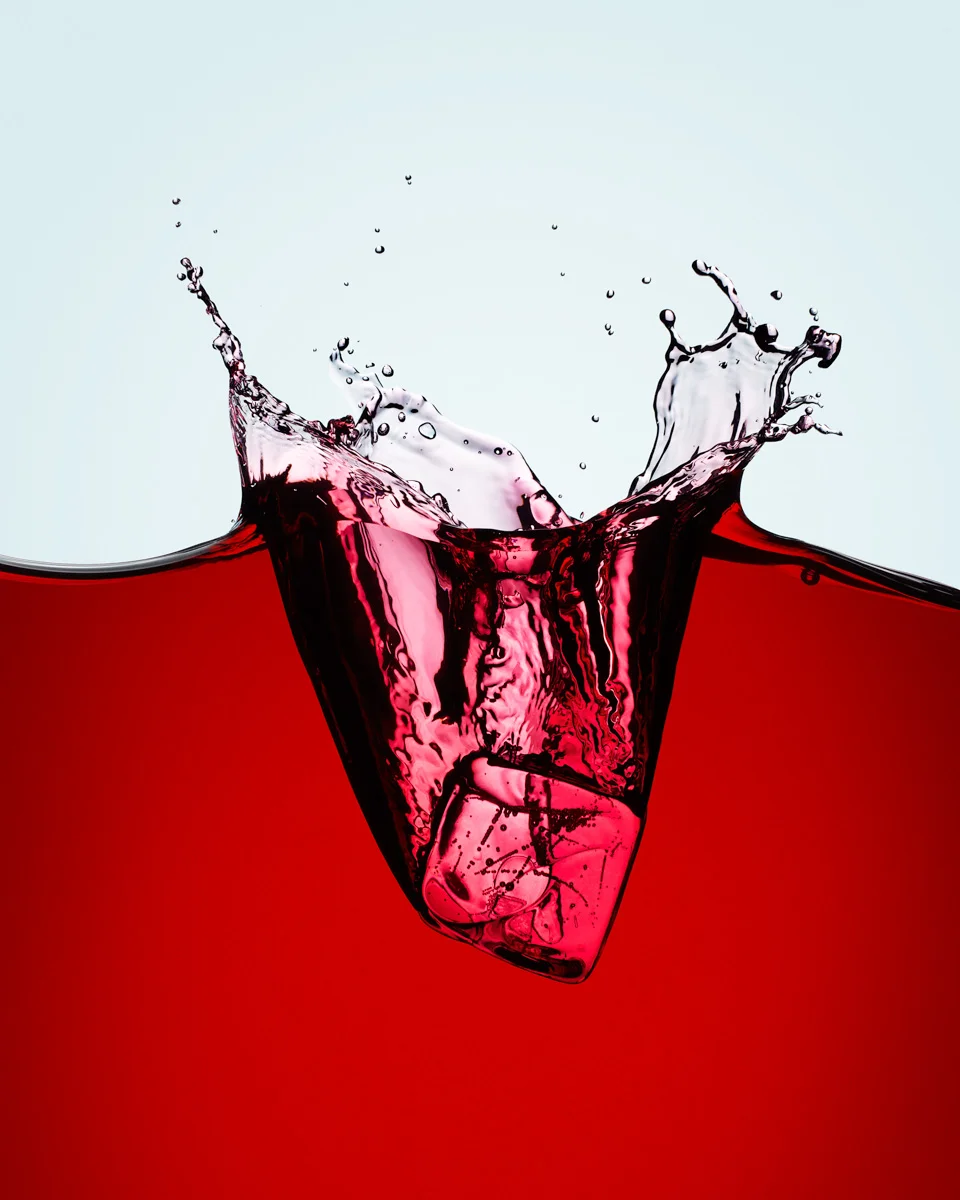 jarren vink bai ice splash food liquid red photographer still life art studio new york photo photography