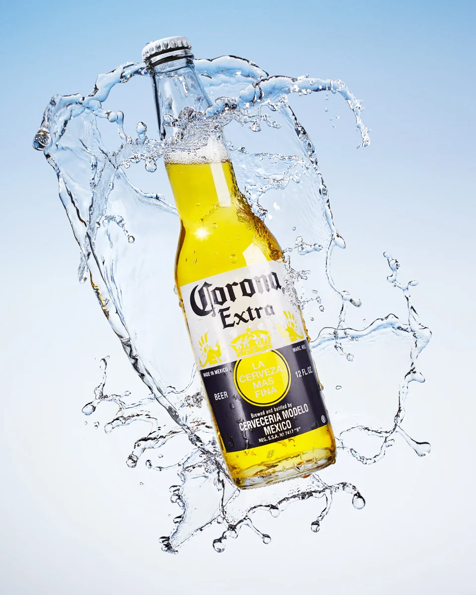 jarren vink corona extra beer liquid splash photographer still life art studio new york photo photography