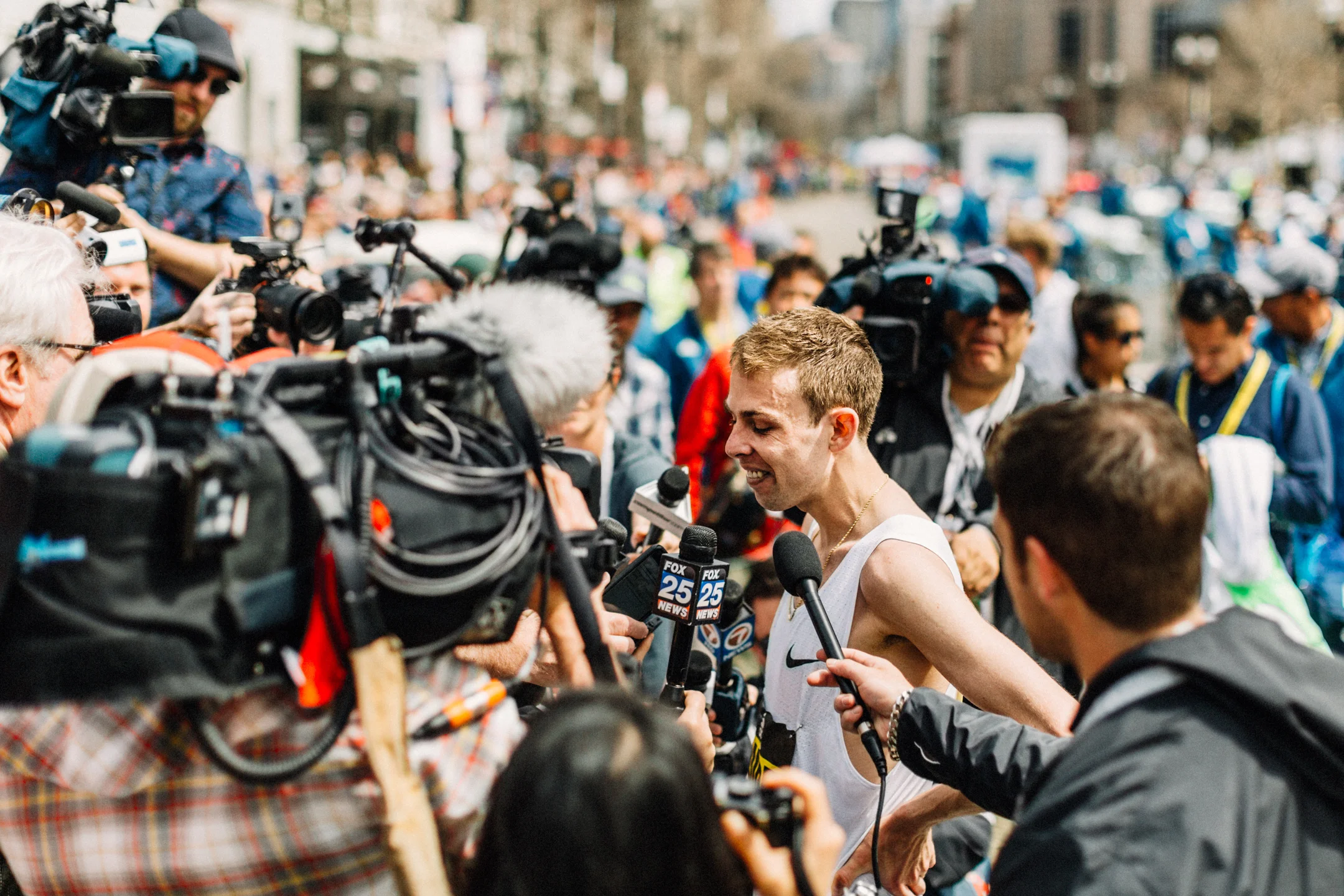 Boston marathon emmanuel mutai running victory journal gaylen rupp