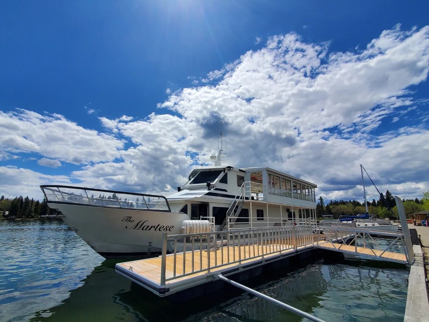 The Martese is officially in the lake for summer 2022! ⛴️⚓️⚓️🥳

Stay tuned for opening cruise dates!  COMING SOON!! 

Make sure to turn on post and story notifications, and sign up for an email alert on our website!

A big thank you to @seacomarine 