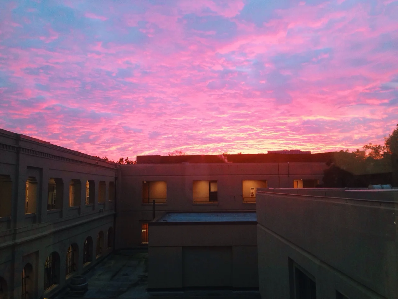 Today I’m thankful for this sunset. It made a long day at work seem worthwhile. Tomorrow’s going to be a cold day but I’m looking forward to some real winter weather. It’s already snowing in my hometown and I pray they send it this way.