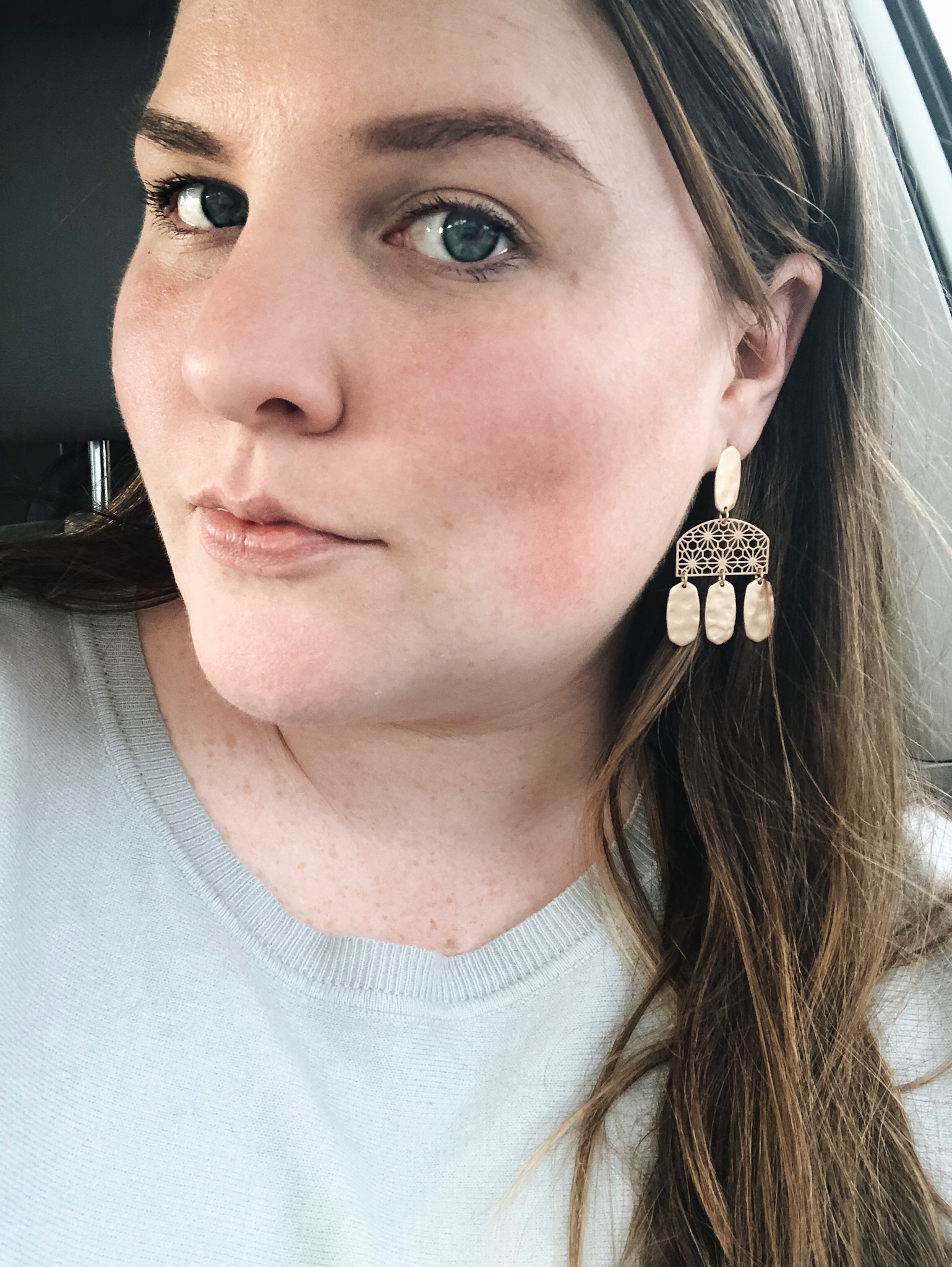 A little spring Swank haul including these earrings.