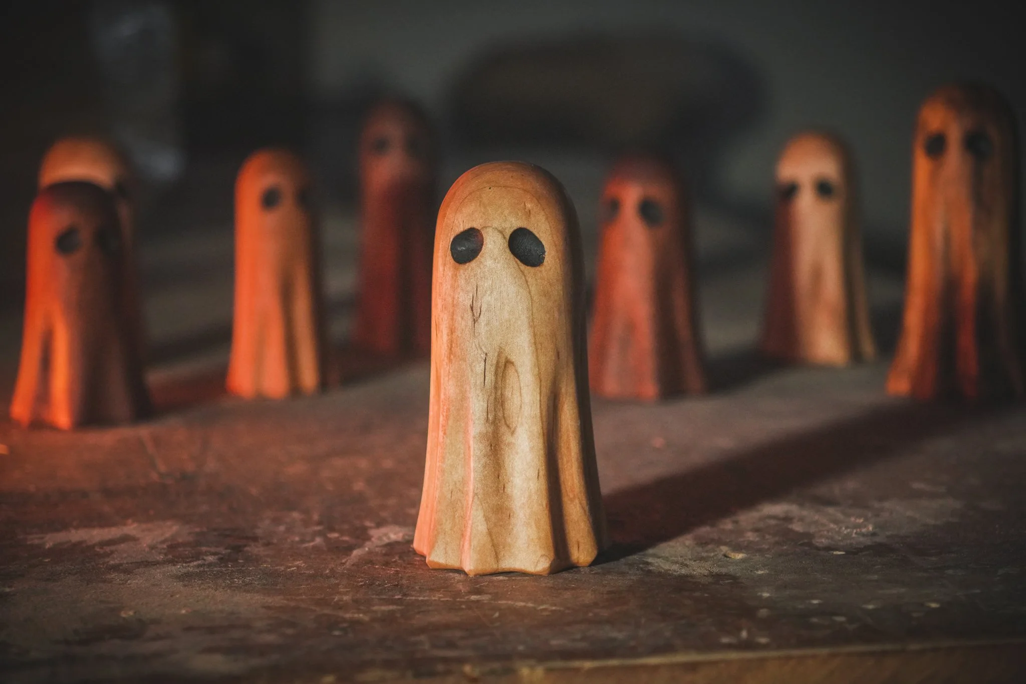 Bradford Pear Wood Turned Ghost — Carolina Grain Co.