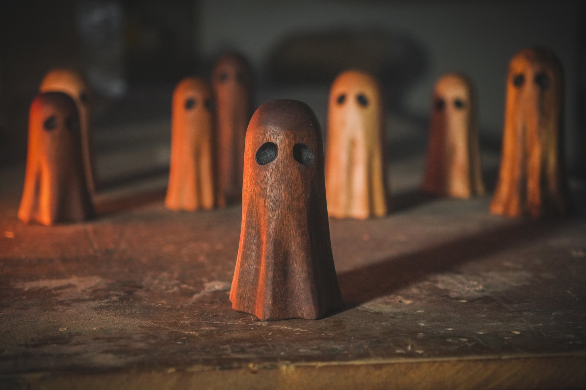 Bradford Pear Wood Turned Ghost — Carolina Grain Co.