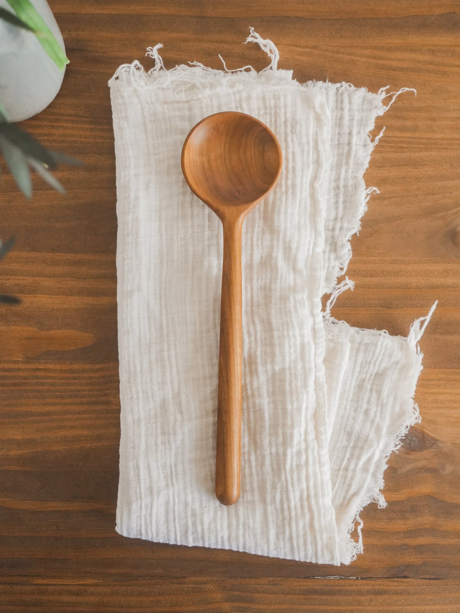 12" Cherry Cooking Spoon