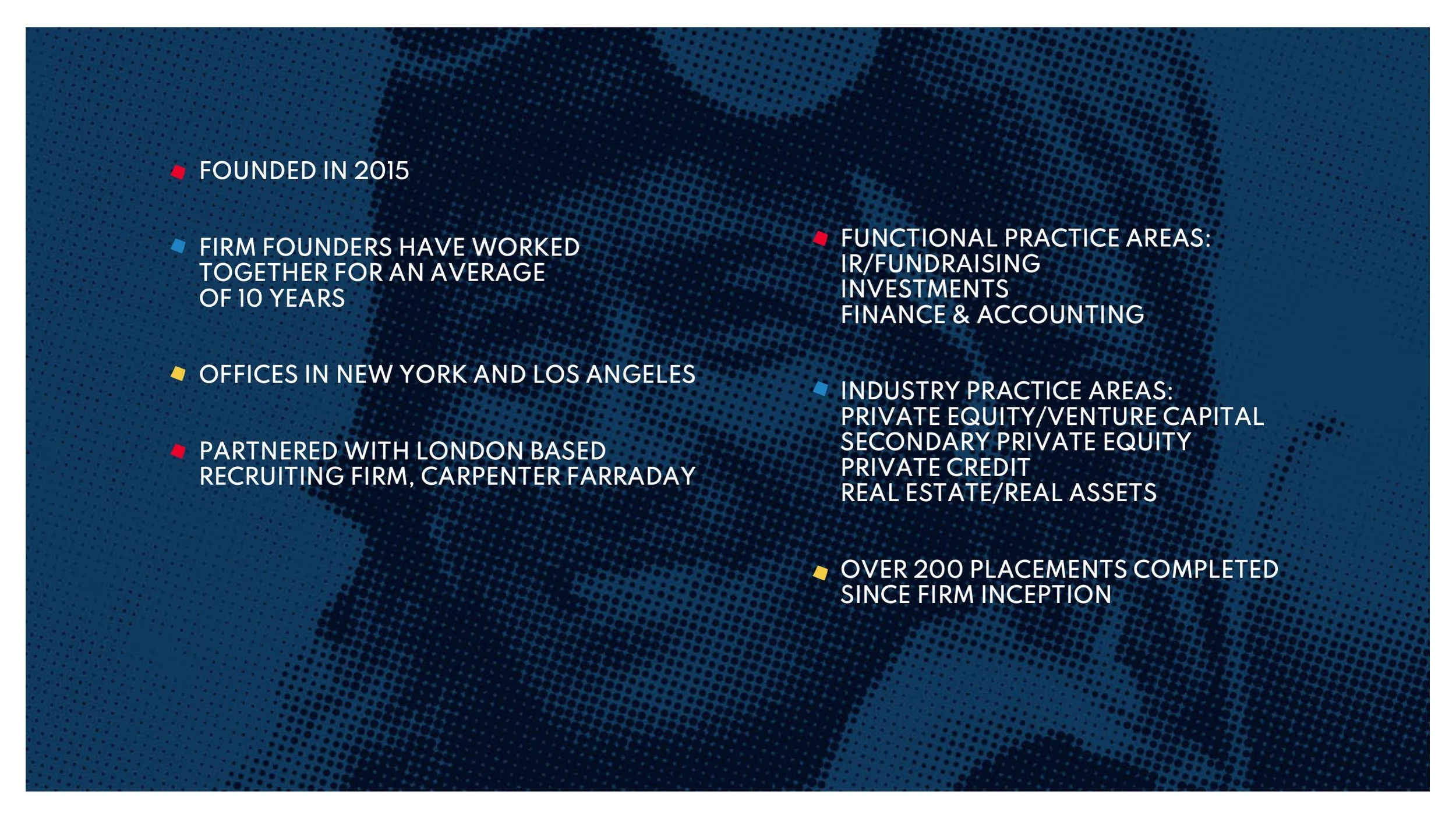 Norgay Partners slide with Tenzing Norgay in the background, listing facts about the company as colourful bullet points