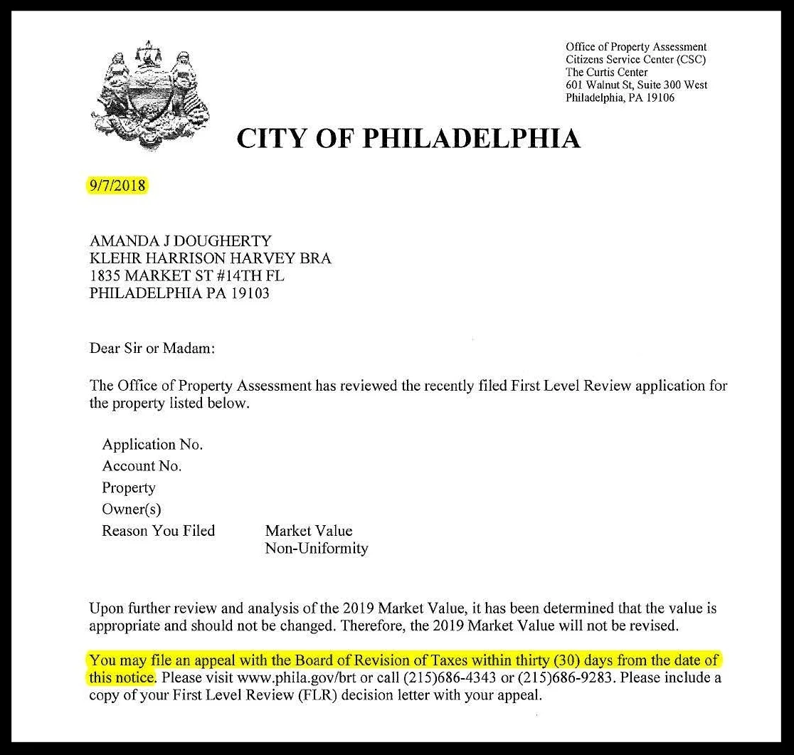 FLR Decision Letter (Redacted)