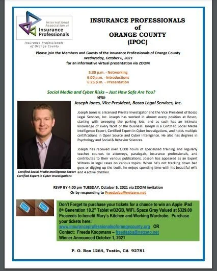 IPOC - October Business Meeting 