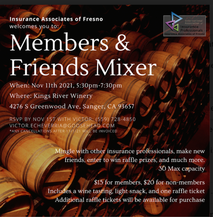 IAOF- Members &amp; Friends Mixer