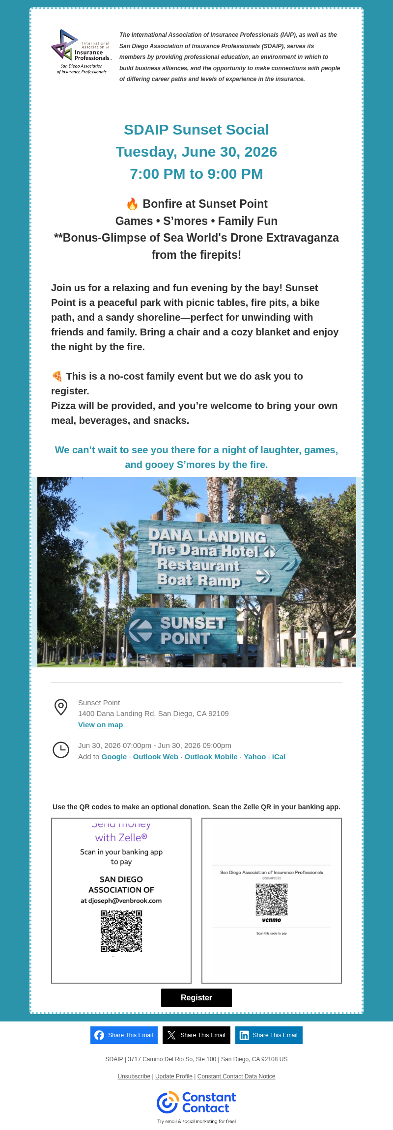 SDAIP Sunset Social