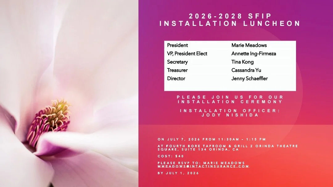 SFIP 2026 -2028 Officer Installation Meeting