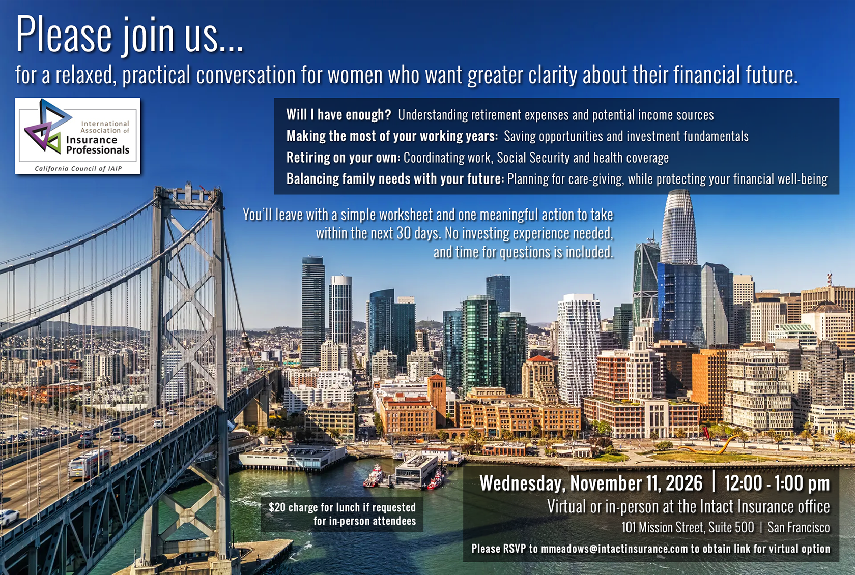 SFIP Lunch and Learn