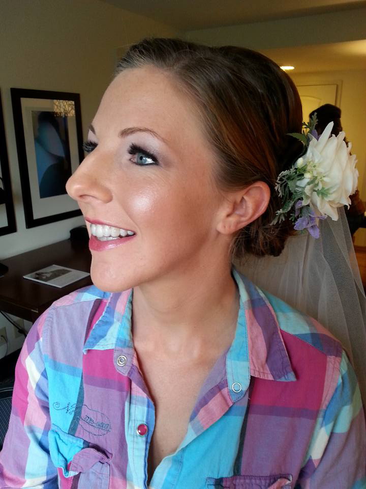 Bride Day of the Wedding Airbrush Makeup
