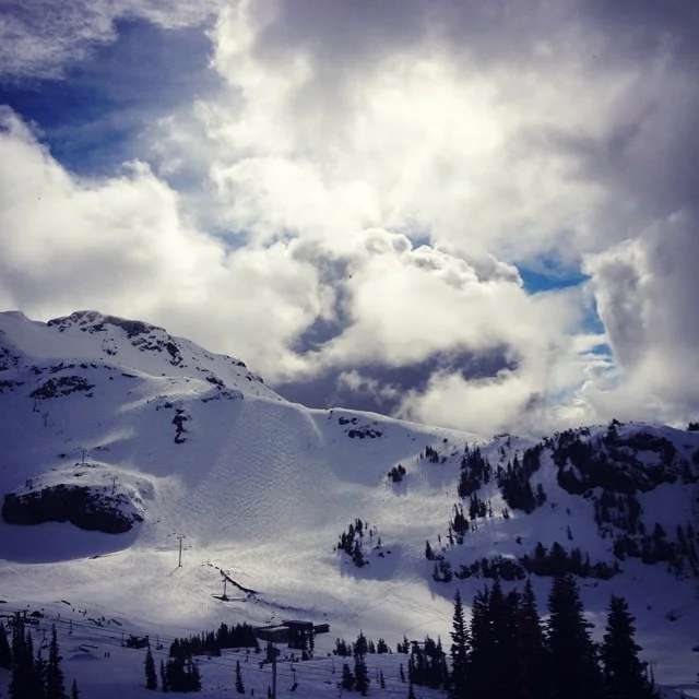 Awesomeness at whistler #whistler #clouds #ski