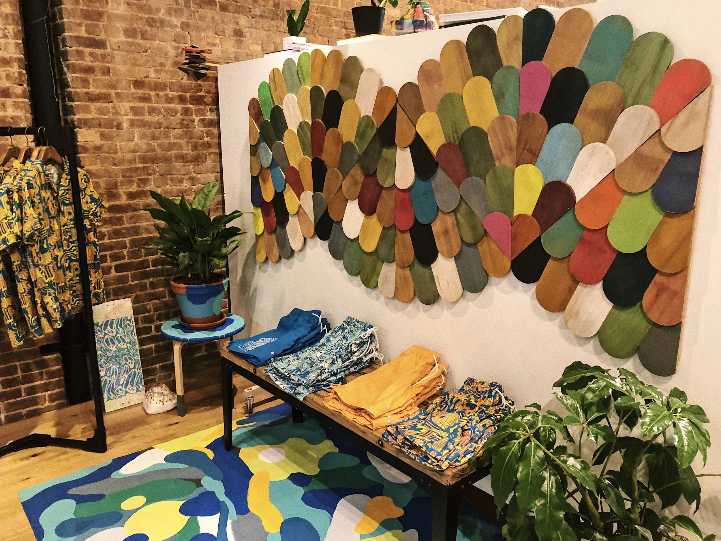 Mike Perry installed such a cool set up at the store! Check it out over at 71 Greene Street! 